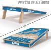 YouTheFan NFL 2′ x 4′ Slogan Series Professional Wood Cornhole Game(Detroit Lions)