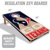 YouTheFan NFL 2′ x 4′ Slogan Series Professional Wood Cornhole Game(Houston Texans)