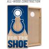 YouTheFan NFL 2′ x 4′ Slogan Series Professional Wood Cornhole Game(Indianapolis Colts)