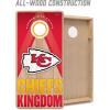 YouTheFan NFL 2′ x 4′ Slogan Series Professional Wood Cornhole Game(Kansas City Chiefs)