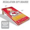 YouTheFan NFL 2′ x 4′ Slogan Series Professional Wood Cornhole Game(Kansas City Chiefs)