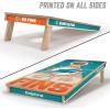 YouTheFan NFL 2′ x 4′ Slogan Series Professional Wood Cornhole Game(Miami Dolphins)
