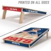 YouTheFan NFL 2′ x 4′ Slogan Series Professional Wood Cornhole Game(New England Patriots)