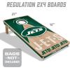 YouTheFan NFL 2′ x 4′ Slogan Series Professional Wood Cornhole Game(New York Jets)