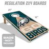 YouTheFan NFL 2′ x 4′ Slogan Series Professional Wood Cornhole Game(Philadelphia Eagles)