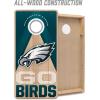 YouTheFan NFL 2′ x 4′ Slogan Series Professional Wood Cornhole Game(Philadelphia Eagles)