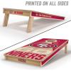 YouTheFan NFL 2′ x 4′ Slogan Series Professional Wood Cornhole Game(San Francisco 49ers)