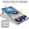 YouTheFan NFL 2′ x 4′ Slogan Series Professional Wood Cornhole Game(Tennessee Titans)