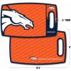YouTheFan NFL Arizona Cardinals Logo Series Cutting Board(Denver Broncos)