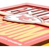 YouTheFan NFL Arizona Cardinals Slogan Series 3D Wall Art(Kansas City Chiefs)
