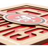 YouTheFan NFL Arizona Cardinals Slogan Series 3D Wall Art(San Francisco 49ers)