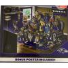YouTheFan NFL Baltimore Ravens Purebred Fans NFL Purebred Fans “A Real Nailbiter” Puzzle & Bonus Poster, Team Colors, 15″ X 20″