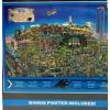 YouTheFan NFL Carolina Panthers Joe Journeyman NFL Puzzle & Bonus Poster, Team Colors, 15″ X 20″