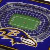 YouTheFan NFL Green Bay Packers 3D StadiumView Coasters – Lambeau Field(Baltimore Ravens)