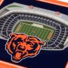YouTheFan NFL Green Bay Packers 3D StadiumView Coasters – Lambeau Field(Chicago Bears)