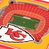 YouTheFan NFL Green Bay Packers 3D StadiumView Coasters – Lambeau Field(Kansas City Chiefs)
