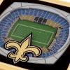 YouTheFan NFL Green Bay Packers 3D StadiumView Coasters – Lambeau Field(New Orleans Saints)