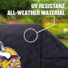 YouTheFan NFL Heavy Duty Waterproof Grill Cover – UV Resistant, Durable Polyester BBQ Cover, Weatherproof Protection for Outdoor Gas or Charcoal Grills, for Grills up to 5’ Wide(Minnesota Vikings)