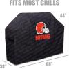 YouTheFan NFL Heavy Duty Waterproof Grill Cover – UV Resistant, Durable Polyester BBQ Cover, Weatherproof Protection for Outdoor Gas or Charcoal Grills, for Grills up to 5’ Wide(Cleveland Browns)