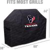 YouTheFan NFL Heavy Duty Waterproof Grill Cover – UV Resistant, Durable Polyester BBQ Cover, Weatherproof Protection for Outdoor Gas or Charcoal Grills, for Grills up to 5’ Wide(Houston Texans)