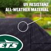 YouTheFan NFL Heavy Duty Waterproof Grill Cover – UV Resistant, Durable Polyester BBQ Cover, Weatherproof Protection for Outdoor Gas or Charcoal Grills, for Grills up to 5’ Wide(New York Jets)