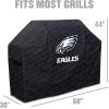 YouTheFan NFL Heavy Duty Waterproof Grill Cover – UV Resistant, Durable Polyester BBQ Cover, Weatherproof Protection for Outdoor Gas or Charcoal Grills, for Grills up to 5’ Wide(Philadelphia Eagles)