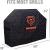 YouTheFan NFL Heavy Duty Waterproof Grill Cover – UV Resistant, Durable Polyester BBQ Cover, Weatherproof Protection for Outdoor Gas or Charcoal Grills, for Grills up to 5’ Wide(Chicago Bears)