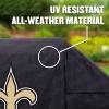 YouTheFan NFL Heavy Duty Waterproof Grill Cover – UV Resistant, Durable Polyester BBQ Cover, Weatherproof Protection for Outdoor Gas or Charcoal Grills, for Grills up to 5’ Wide(New Orleans Saints)