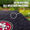 YouTheFan NFL Heavy Duty Waterproof Grill Cover – UV Resistant, Durable Polyester BBQ Cover, Weatherproof Protection for Outdoor Gas or Charcoal Grills, for Grills up to 5’ Wide(San Francisco 49ers)