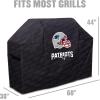 YouTheFan NFL Heavy Duty Waterproof Grill Cover – UV Resistant, Durable Polyester BBQ Cover, Weatherproof Protection for Outdoor Gas or Charcoal Grills, for Grills up to 5’ Wide(New England Patriots)