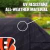 YouTheFan NFL Heavy Duty Waterproof Grill Cover – UV Resistant, Durable Polyester BBQ Cover, Weatherproof Protection for Outdoor Gas or Charcoal Grills, for Grills up to 5’ Wide(Cincinnati Bengals)
