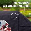 YouTheFan NFL Heavy Duty Waterproof Grill Cover – UV Resistant, Durable Polyester BBQ Cover, Weatherproof Protection for Outdoor Gas or Charcoal Grills, for Grills up to 5’ Wide(New England Patriots)