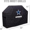 YouTheFan NFL Heavy Duty Waterproof Grill Cover – UV Resistant, Durable Polyester BBQ Cover, Weatherproof Protection for Outdoor Gas or Charcoal Grills, for Grills up to 5’ Wide(Dallas Cowboys)