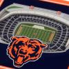 YouTheFan NFL Licensed Fan Cribbage Wood Board Game(Chicago Bears)