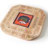 YouTheFan NFL Licensed Fan Cribbage Wood Board Game(Denver Broncos)