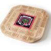 YouTheFan NFL Licensed Fan Cribbage Wood Board Game(Houston Texans)