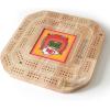 YouTheFan NFL Licensed Fan Cribbage Wood Board Game(Kansas City Chiefs)