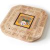 YouTheFan NFL Licensed Fan Cribbage Wood Board Game(Pittsburgh Steelers)