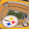 YouTheFan NFL Licensed Fan Cribbage Wood Board Game(Pittsburgh Steelers)