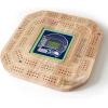 YouTheFan NFL Licensed Fan Cribbage Wood Board Game(Seattle Seahawks)