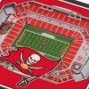 YouTheFan NFL Licensed Fan Cribbage Wood Board Game(Tampa Bay Buccaneers)