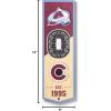 YouTheFan NHL 3D Stadium 6×19 Banner(Colorado Avalanche)
