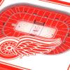 YouTheFan NHL 3D StadiumView Coasters(Detroit Red Wings)
