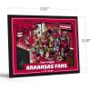 YouTheFan Officially-licensed NCAA Purebred 3D Wall Art – Humorous original hand-drawn cartoon artwork, multi-layer, funny gift, indoor team decor(Arkansas Razorbacks)