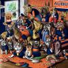 YouTheFan Officially-licensed NCAA Purebred 3D Wall Art – Humorous original hand-drawn cartoon artwork, multi-layer, funny gift, indoor team decor(Auburn Tigers)