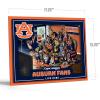 YouTheFan Officially-licensed NCAA Purebred 3D Wall Art – Humorous original hand-drawn cartoon artwork, multi-layer, funny gift, indoor team decor(Auburn Tigers)