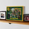 YouTheFan Officially-licensed NCAA Purebred 3D Wall Art – Humorous original hand-drawn cartoon artwork, multi-layer, funny gift, indoor team decor(Baylor Bears)