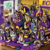 YouTheFan Officially-licensed NCAA Purebred 3D Wall Art – Humorous original hand-drawn cartoon artwork, multi-layer, funny gift, indoor team decor(East Carolina Pirates)