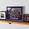 YouTheFan Officially-licensed NCAA Purebred 3D Wall Art – Humorous original hand-drawn cartoon artwork, multi-layer, funny gift, indoor team decor(Kansas State Wildcats)