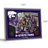 YouTheFan Officially-licensed NCAA Purebred 3D Wall Art – Humorous original hand-drawn cartoon artwork, multi-layer, funny gift, indoor team decor(Kansas State Wildcats)